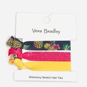 Vera Bradly Stretch Hair Ties Toucan Party, Navy